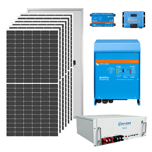 Instalacion Kit Solar Aislada 5kw Baterias Solars 10kwh (1)