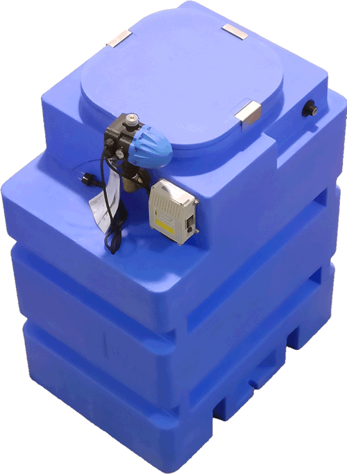 depósito de agua con bomba sumergida con prescontrol y cuadro eléctrico